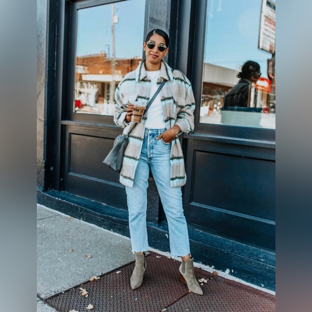 Free people  Vienna Brushed Wool Shirt Jacket